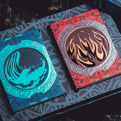 Atlantis: 2 Deck Set (Fire and Water) Playing Cards